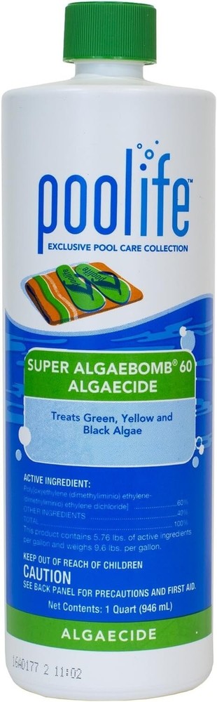 poolife Super AlgaeBomb 60 Algaecide - 32 Oz (1 Pack)