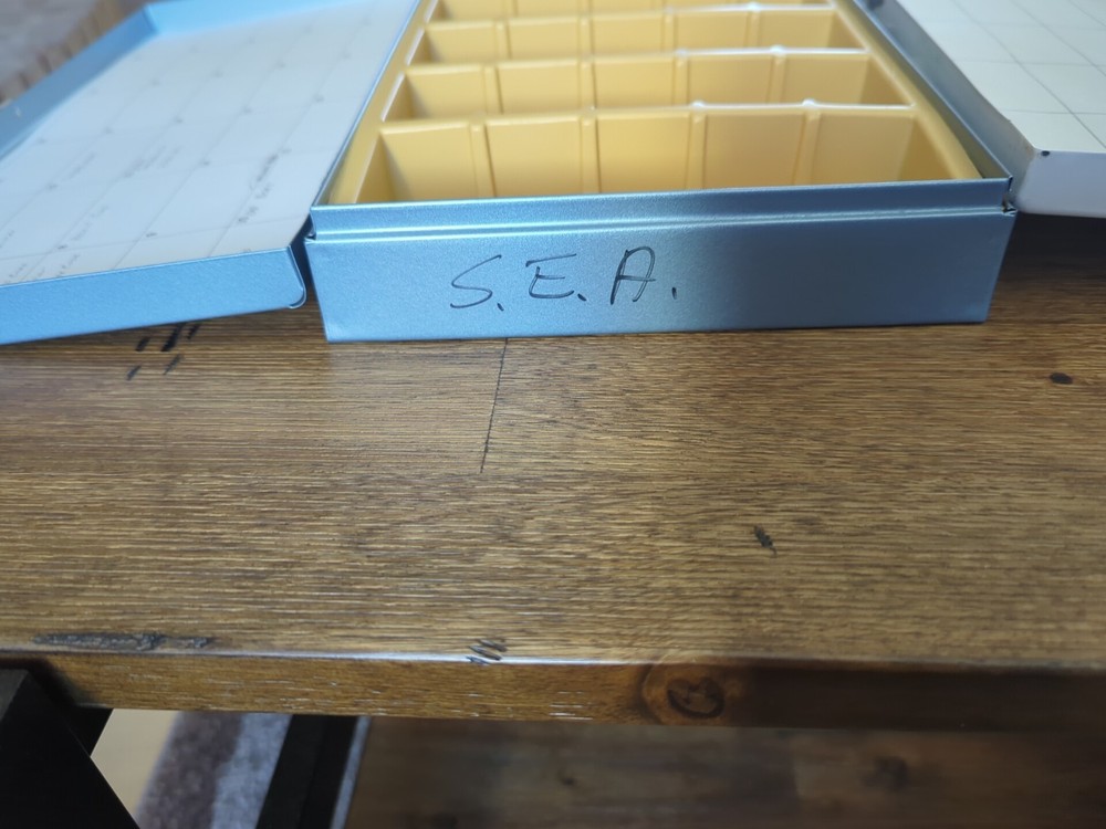 Vintage Metal 35mm Slide Box