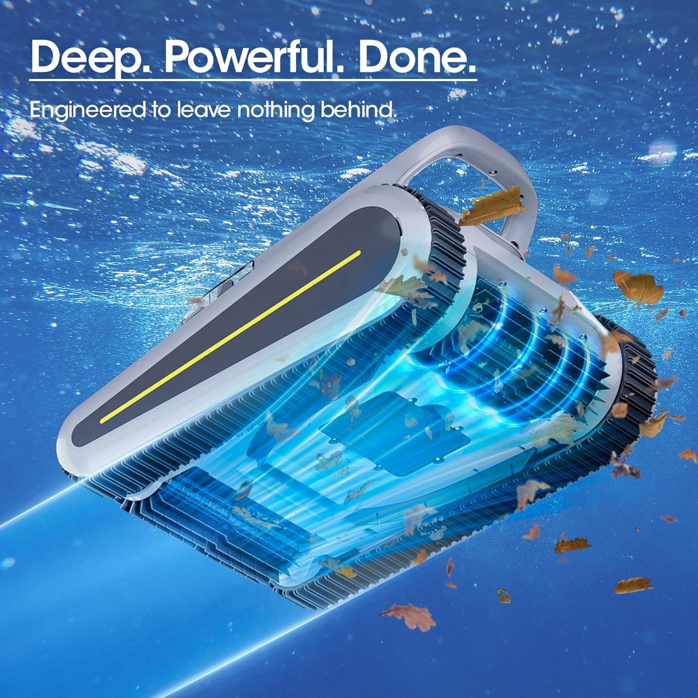 Seauto SAT30 Robotic Pool Vacuum cleaner Wall Climbing/Automatic/App Support