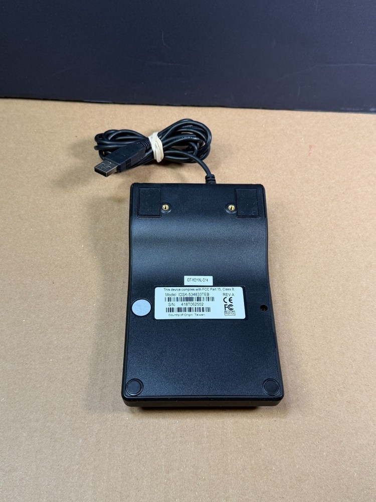 ID TECH SREDKey Key Pad + USB MagStripe Reader IDSK-534833TEB