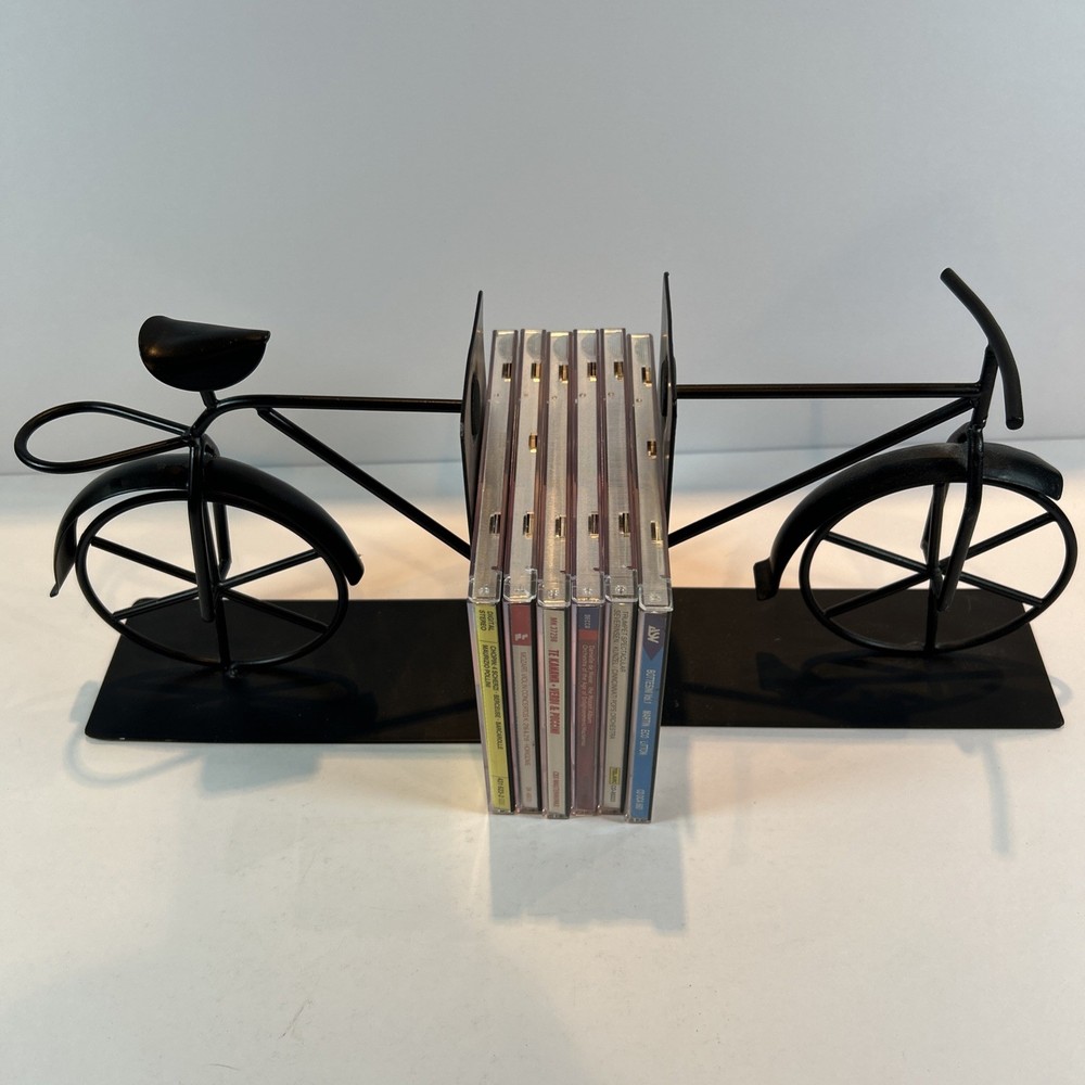 Metal Bicycle Bookend holders Excellent Condition