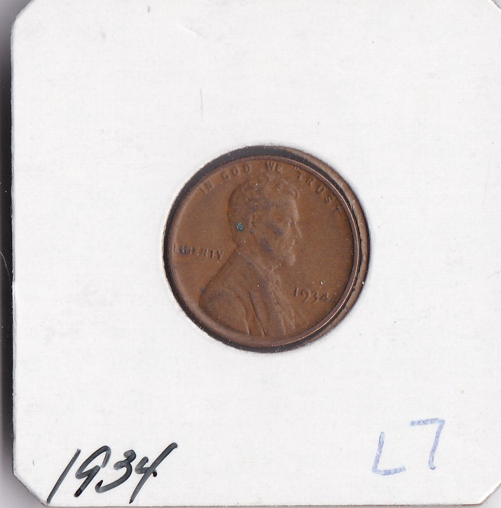 1934 Lincoln Cent L7