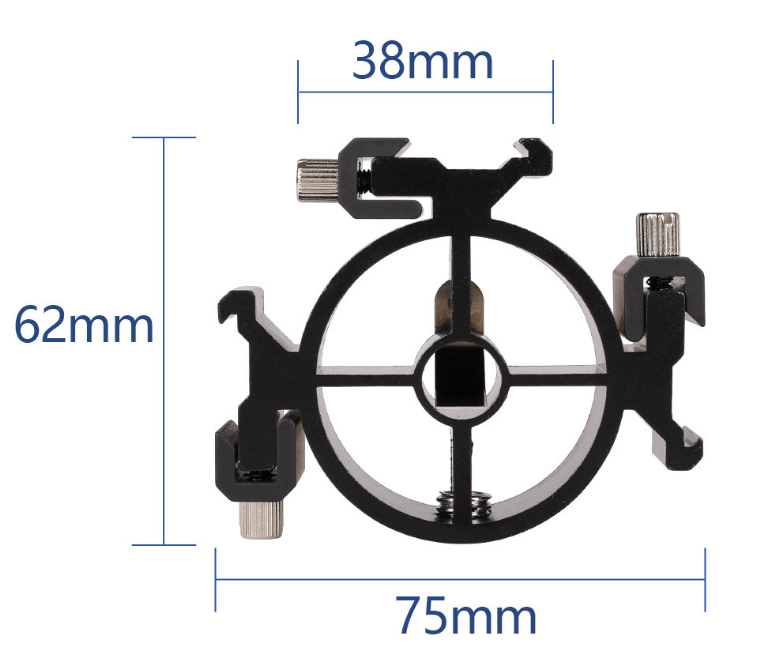 Universal Round-shape bracket cold shoe Flash Light Stand base Holder Bracket