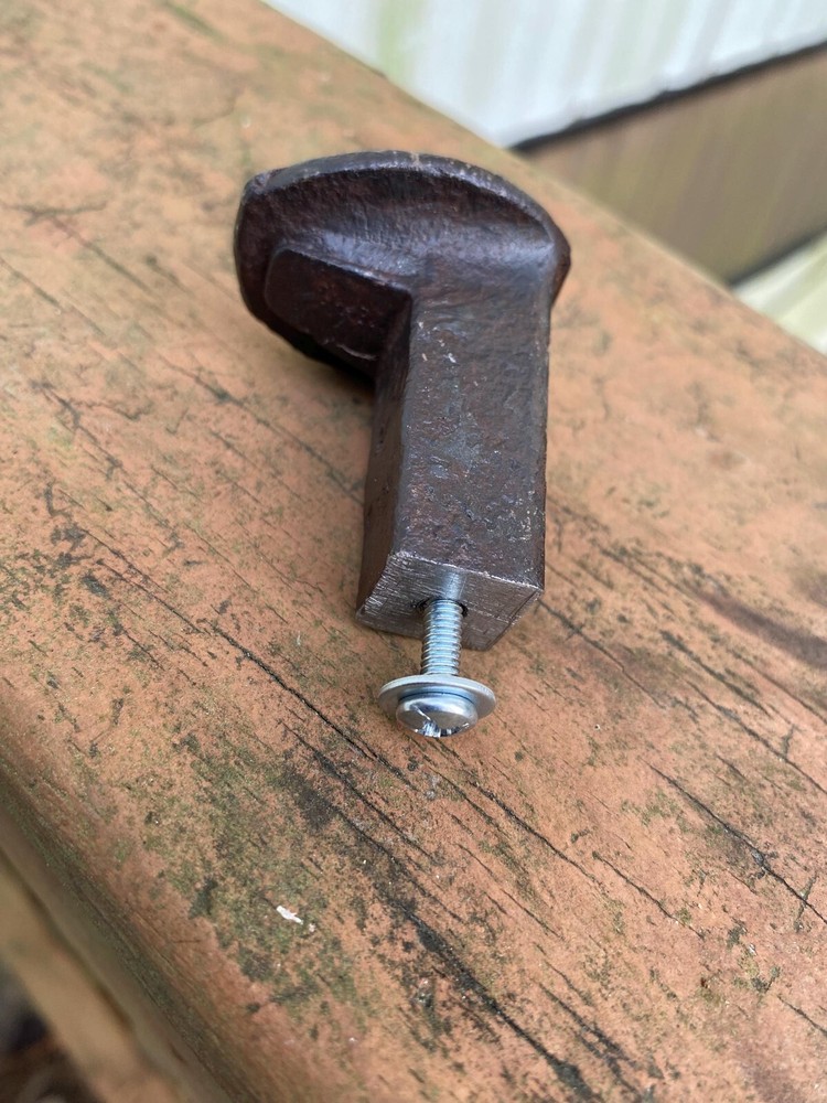 Rustic Railroad Spike Cabinet knob drawer pull cupboard handle, coat hook