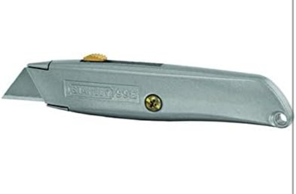 3 Pack Stanley Tools 10-099 Retractable Utility Knife 6"
