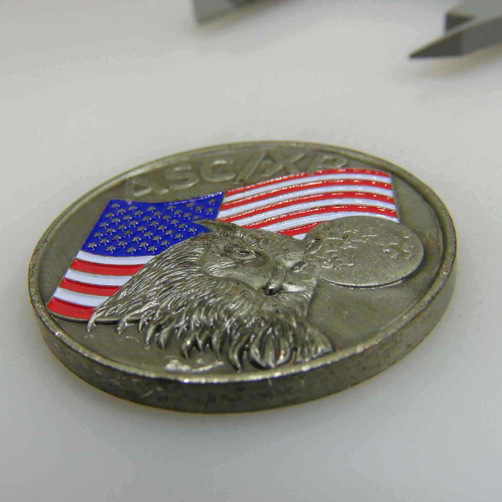 AERONAUTICAL SYSTEMS CENTER ASC XP CHALLENGE COIN