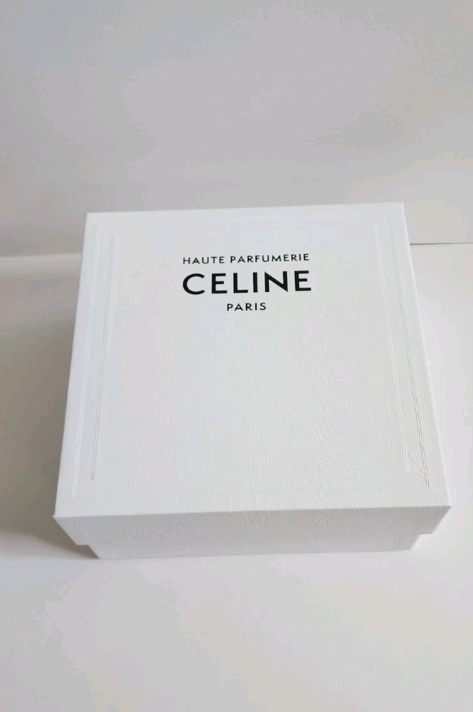 CELINE GIFT BOX, PROP, STAGING, DISPLAY WHITE BLACK