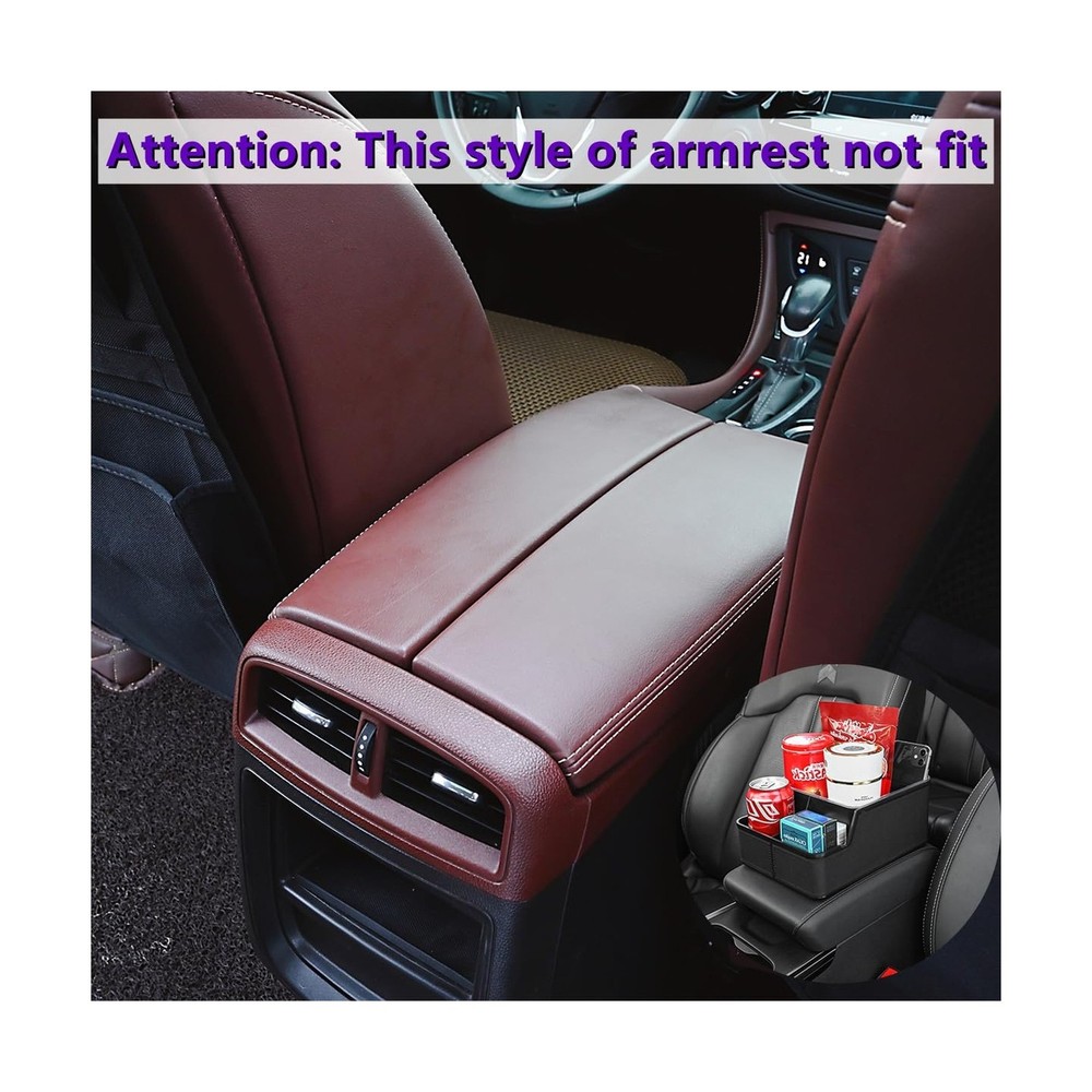 Car Storage Organizer Between Seats,Center Console Armrest Storage Box Back S...