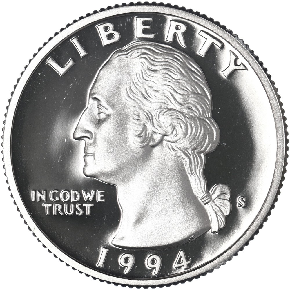 1994 S Washington Quarter Gem DCam Proof CN-Clad