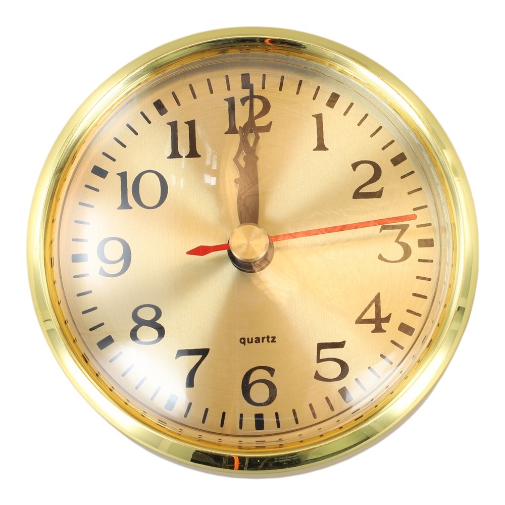 80MM Quartz Clock Insert with Readable Arabic Numerals for Easy Timekeeping