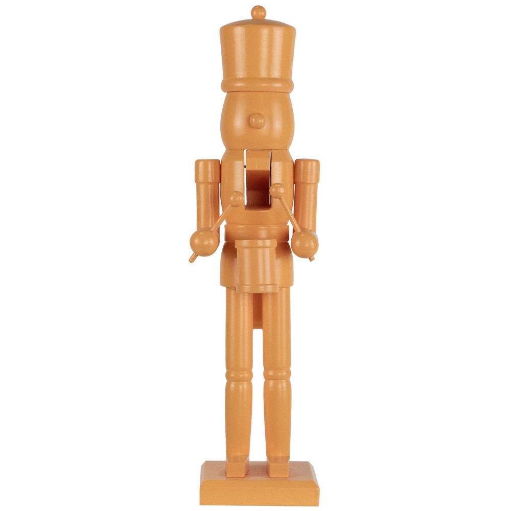 Northlight Drummer Soldier Nutcracker Christmas Figure - 15" - Solid Orange