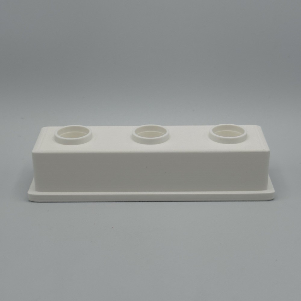 14mm 3 Piece Slide Stand Display Organizer - White