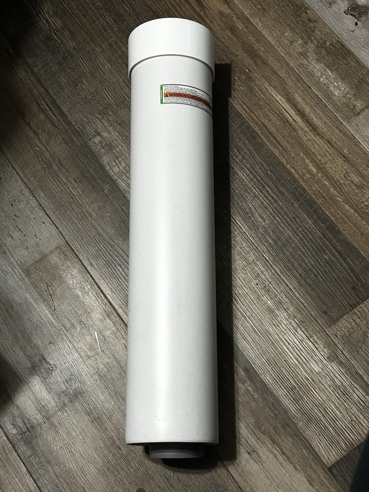 Ubbink 229309NPP Condensing Vent Pipe Extension 19.5” L. (2”-4”)