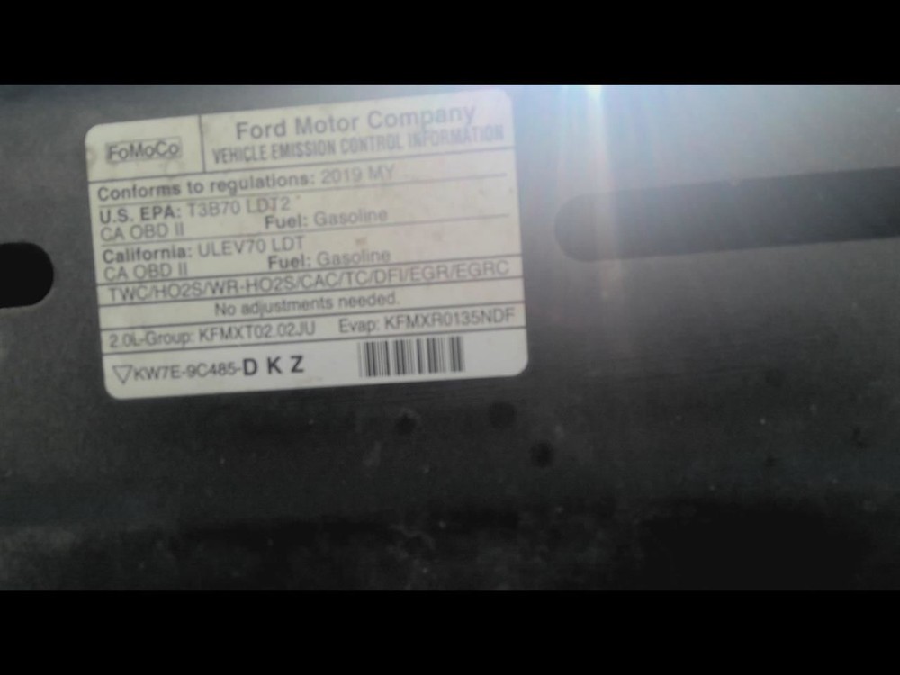 2019 2020 2021 FORD EDGE Engine Wire Harness