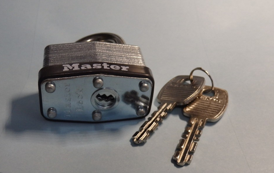 10 Master lock padlocks 500KA, Key 203 w/Keys new in Box