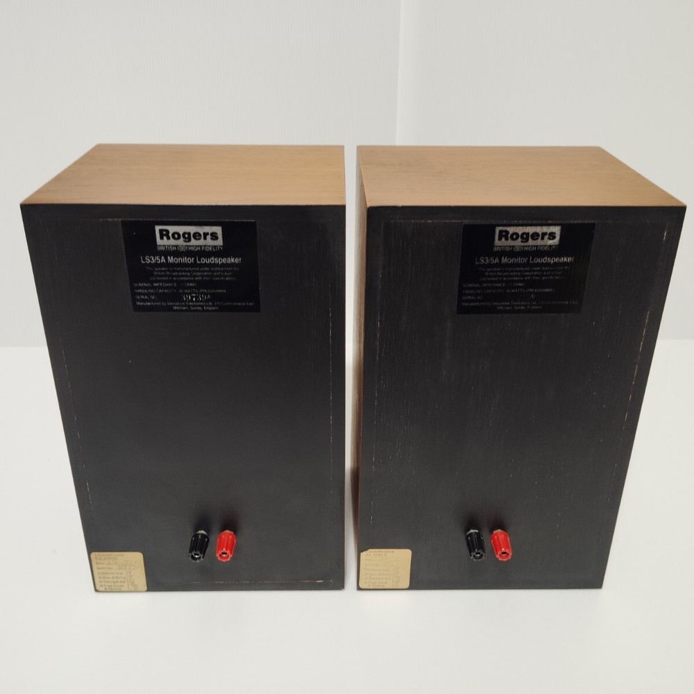 ROGERS LS3/5A 11Ω Speakers Pair