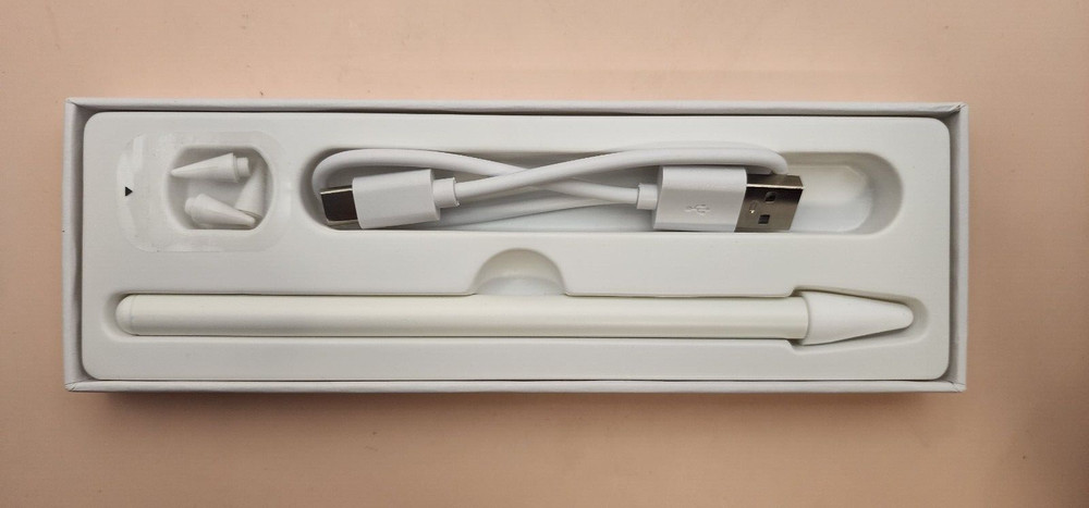 Active Stylus Pen - White - Rechargeable - For use with iPad