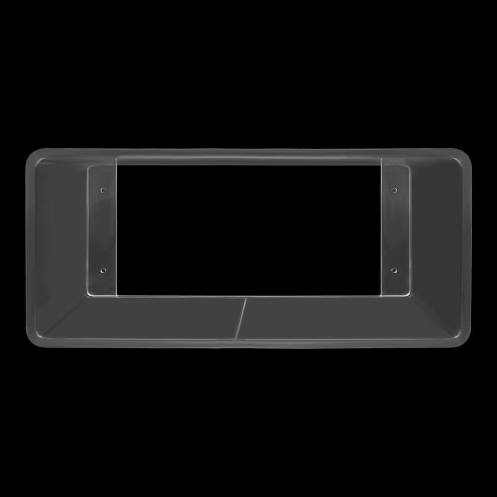 Wall-Mounted Bedside Table Acrylic Floating Nightstand No Assembly Required