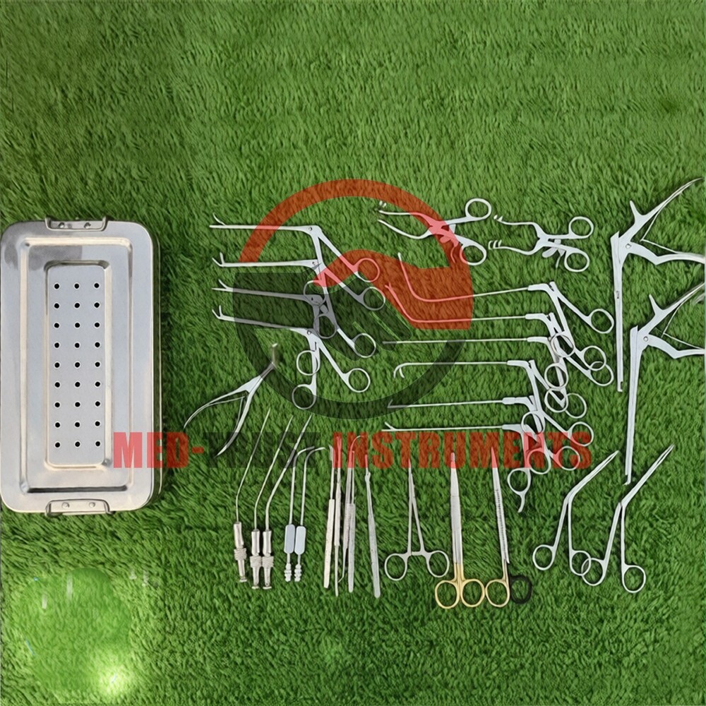 Fess Instruments Set, Complete Set of Endoscopic Sinus Surgery Instruments