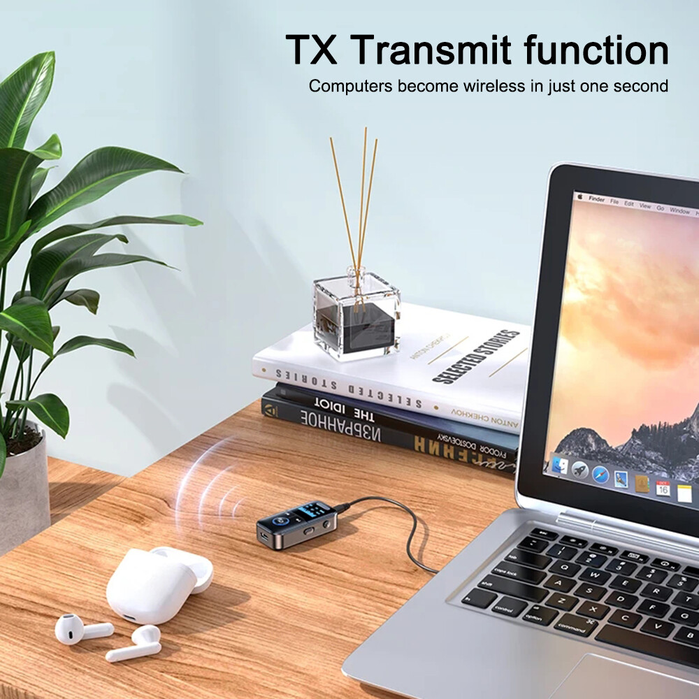 Wireless Bluetooth Transmitter Receiver MP3 Player Car Audio 3.5mm AUX Adapter