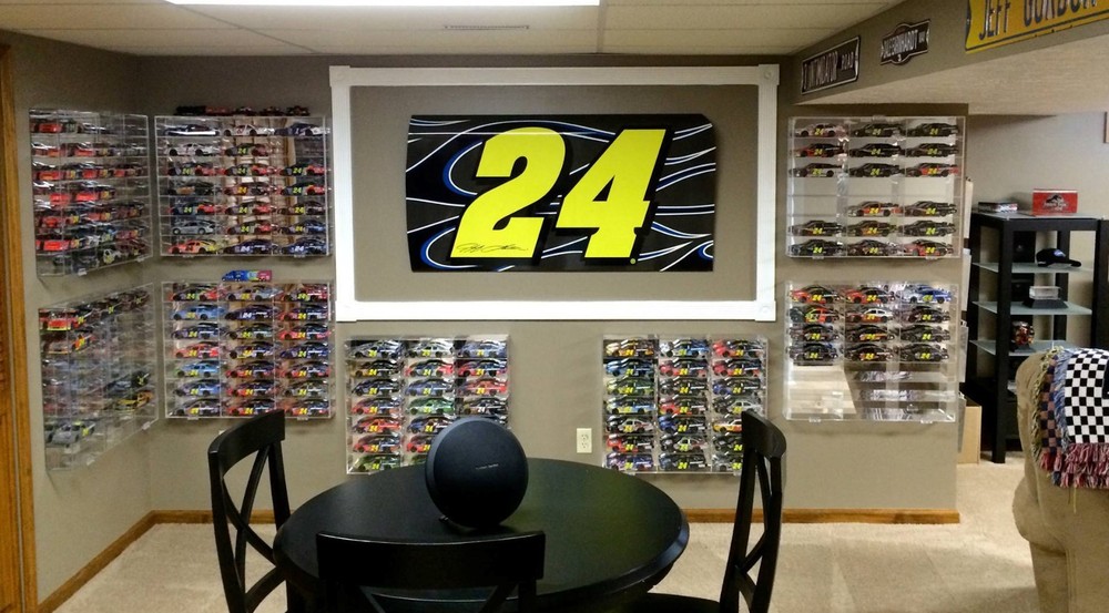 Model Diecast Display Case 1/18th Scale 4 car Horizontal