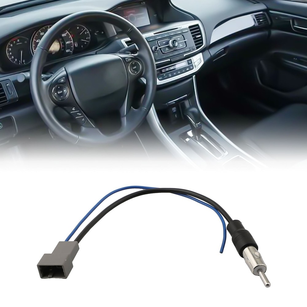 AM FM Antenna Cable Adapter for For Mazda Quick Install ABS Material