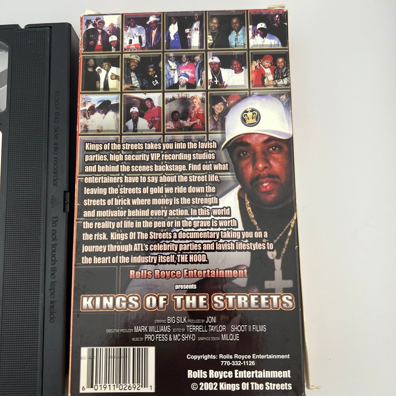 Kings of the Streets VHS 2002 Big Silk Autographed Hip Hop Documentary