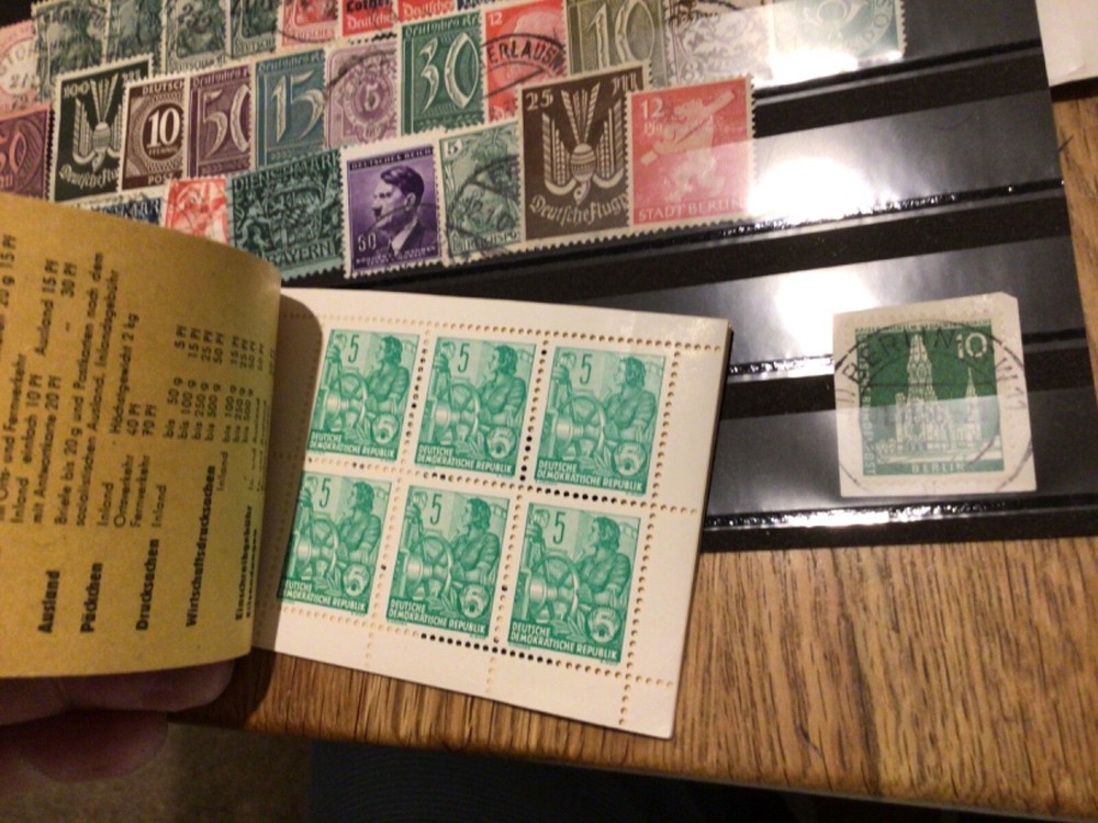 German & DDR mixed stamps in packets A9431