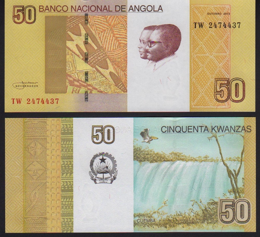 Angola 50 Kwanzas 2012 P152 Mint Unc