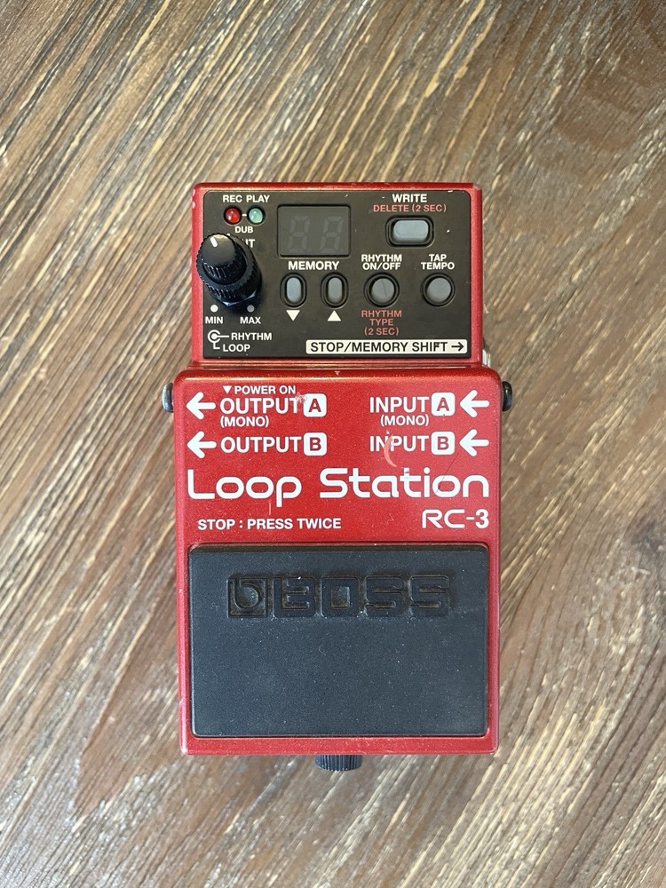 Boss RC-3 Loop Station Effects Pedal - Tested - Working