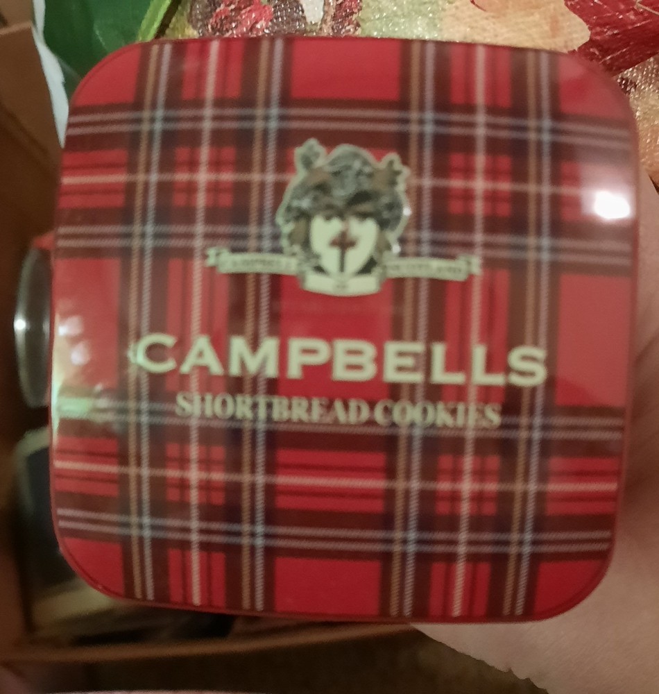 Cambells shortbread cookies tin