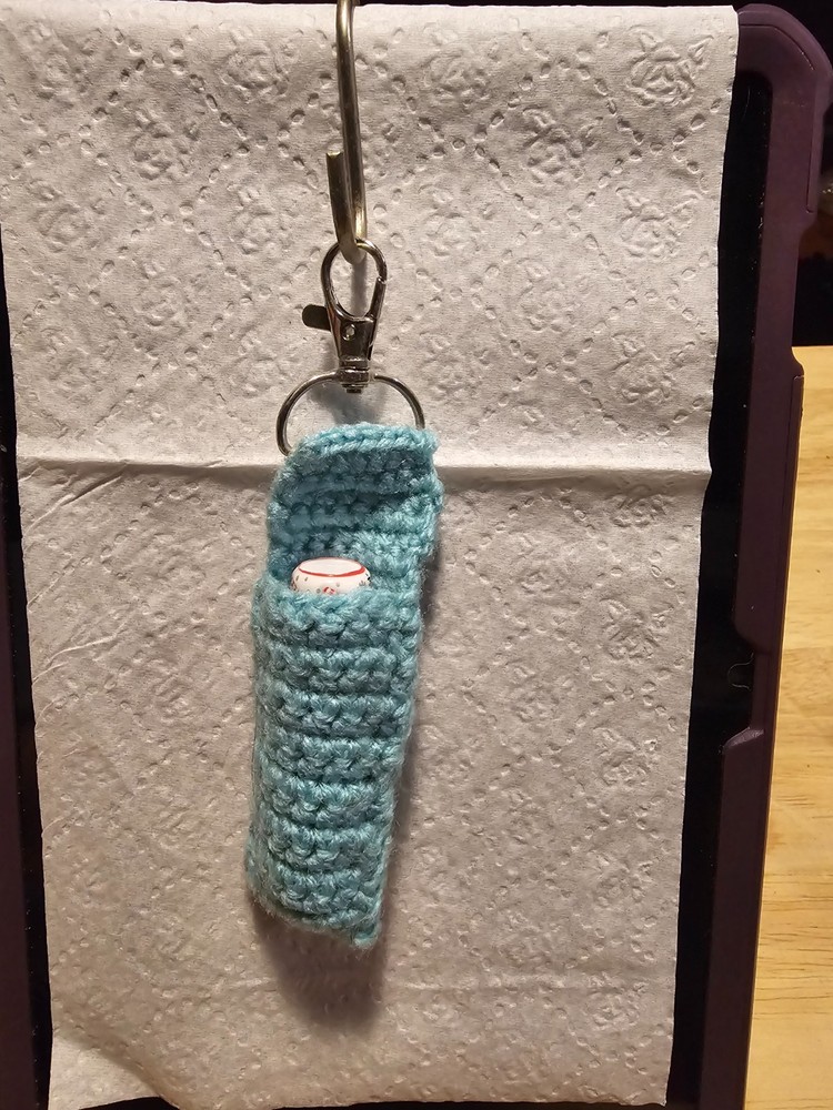 Handmade Crochet Lip Balm Holder