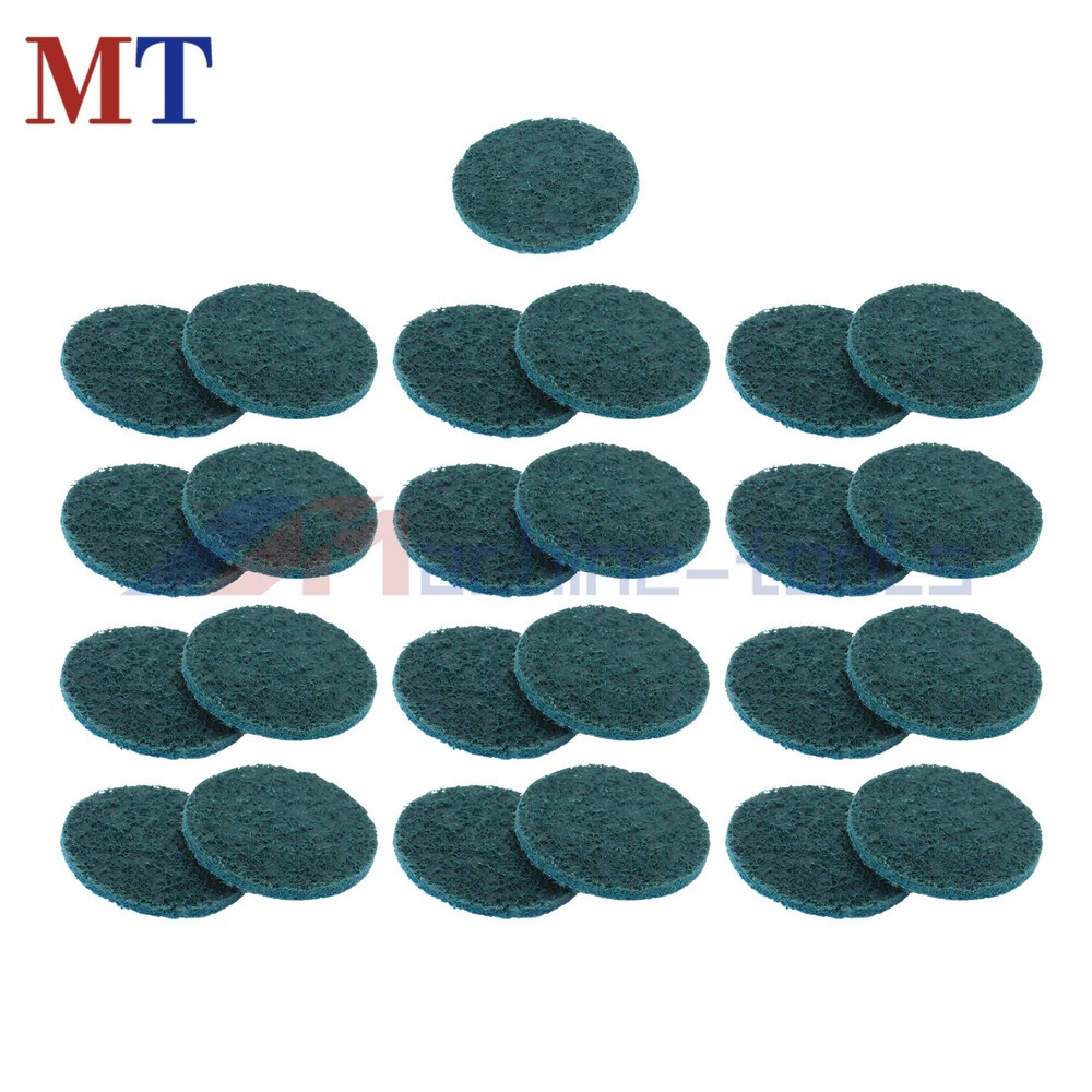 2" Fine Nylon Surface Conditioning Quick Change Sanding Discs - 25 Pack