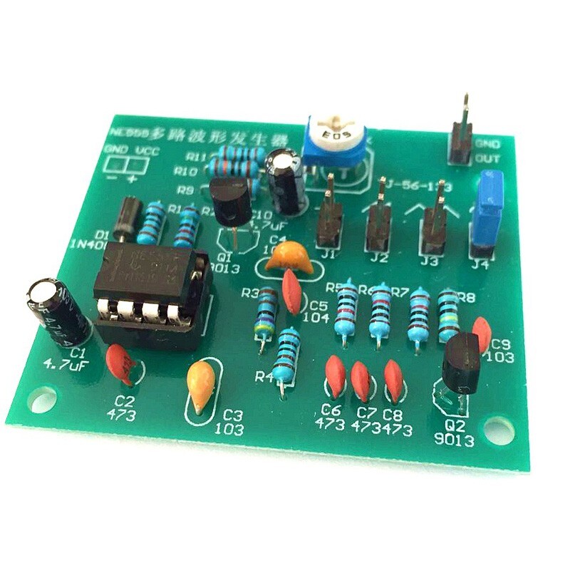 NE555 Waveform Generator Multi-Channel Module Triangle Wave Sawtooth DIY 2 Pin