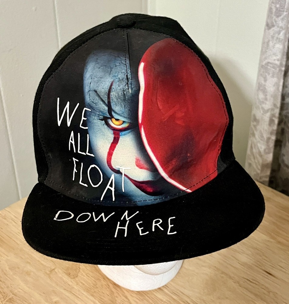 IT Movie - Stephen King - Pennywise - We All Float Snap Back Hat RARE