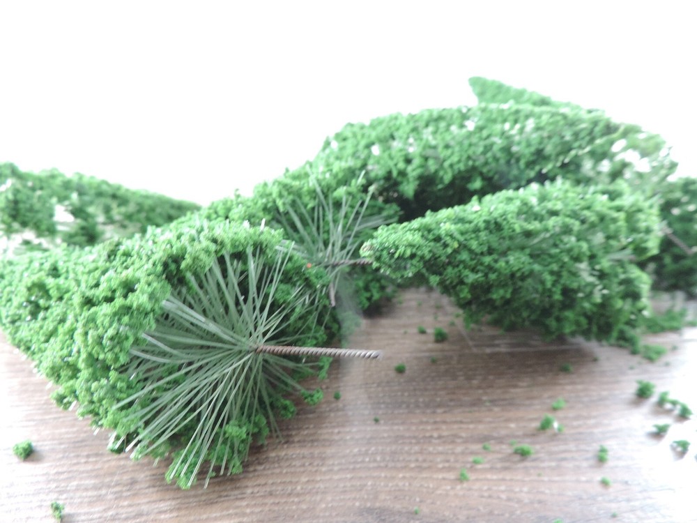 10 4" Tall Evergreen Trees