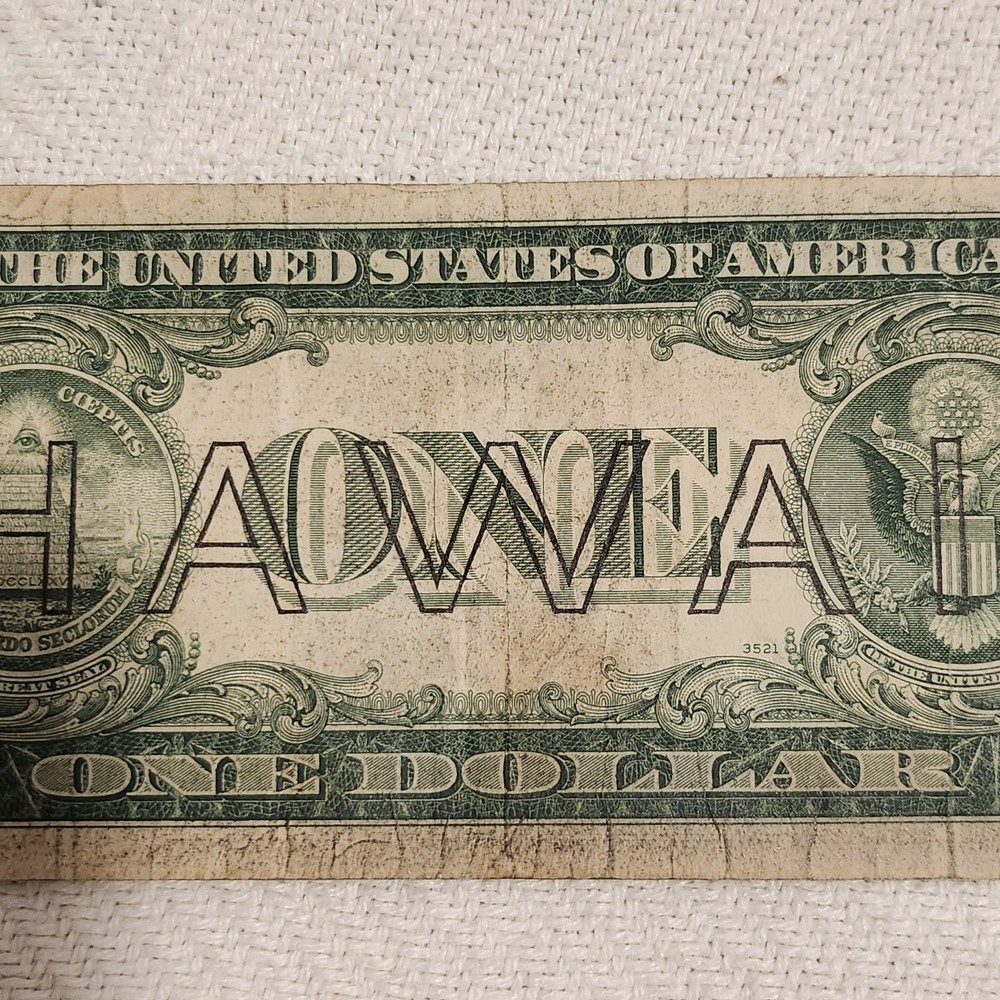 1935 A. $1 One Dollar *HAWAII* Note Silver Certificate #911