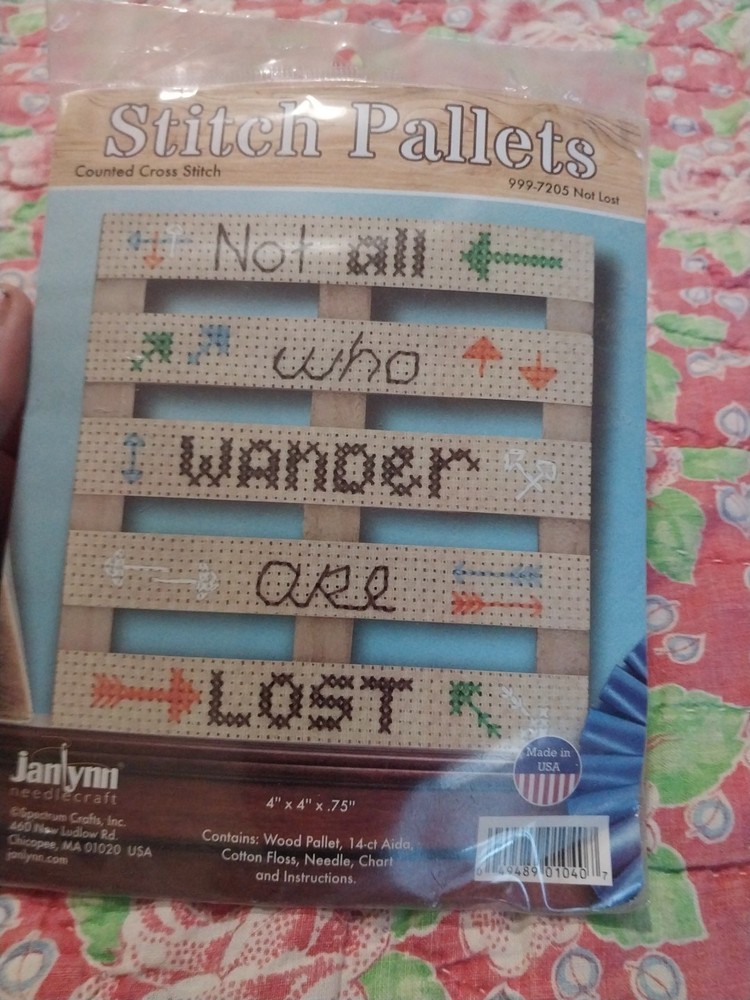 Stitch Pallets Counted Cross Stitch Kit