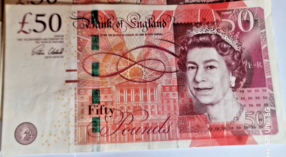 Old Fifty £50 Pound Notes Good Condition