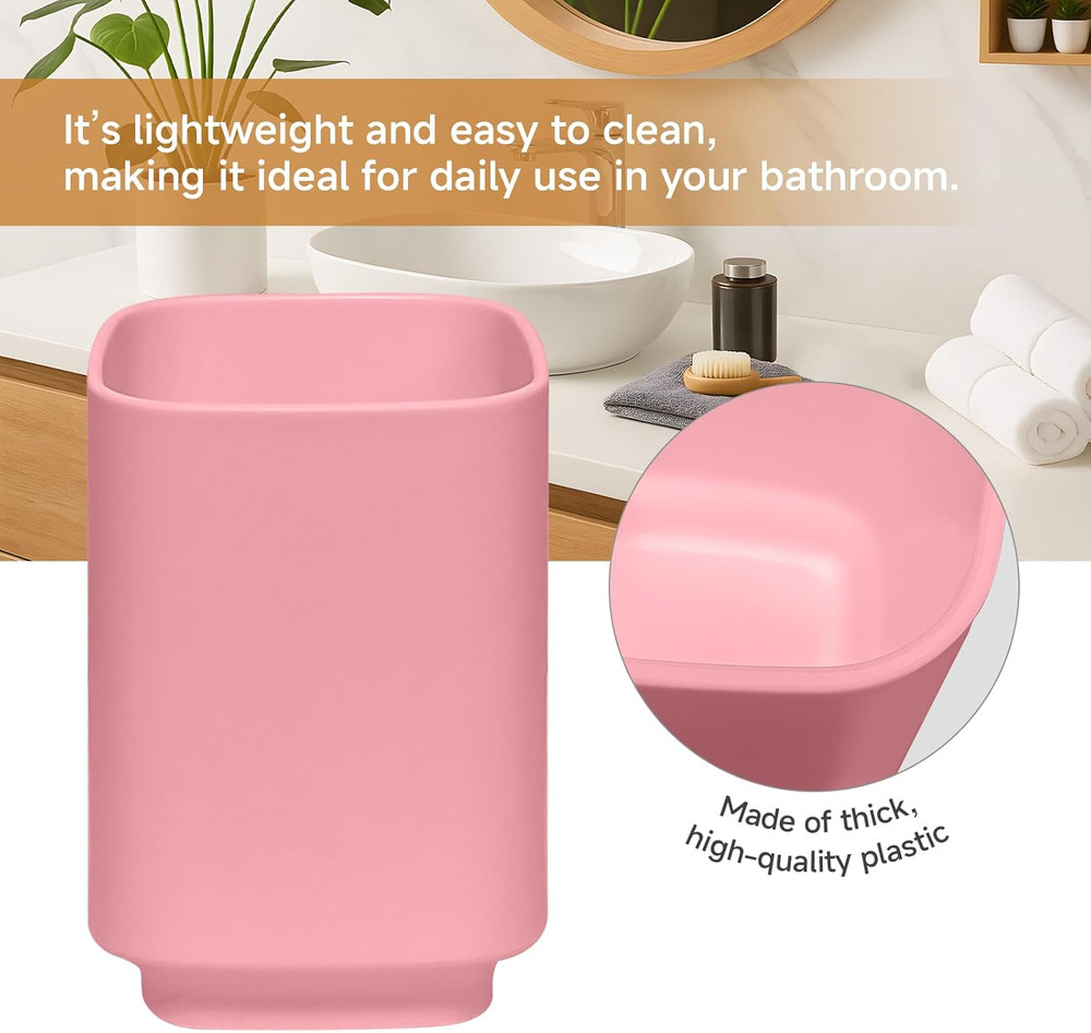 4 Piece Bathroom Accessory Sets, Light Pink Bathroom Accessories Sets Include To