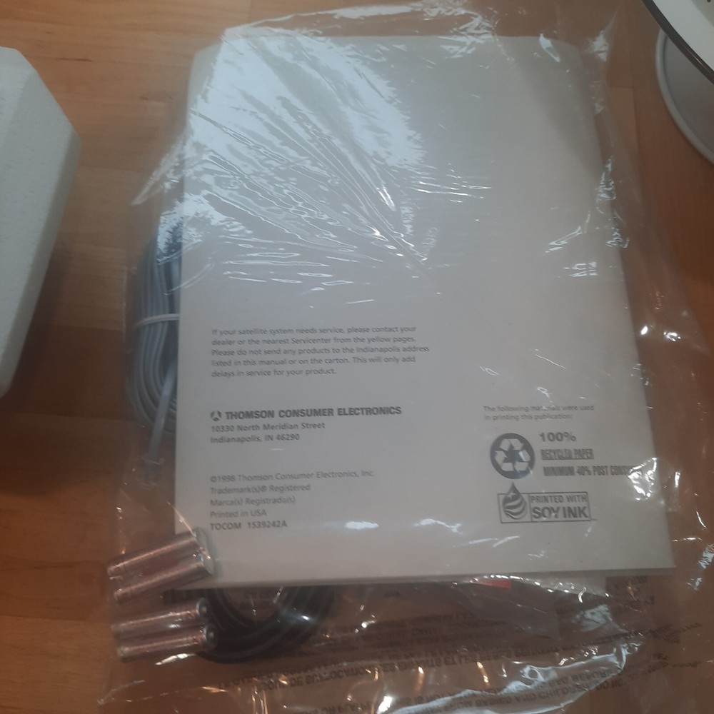 RCA DSS Digital Satellite System Model DRD523RB Antenna Recceiver