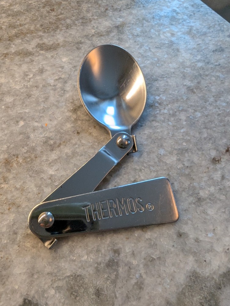 Thermos Hinged Metal Folding Spoon