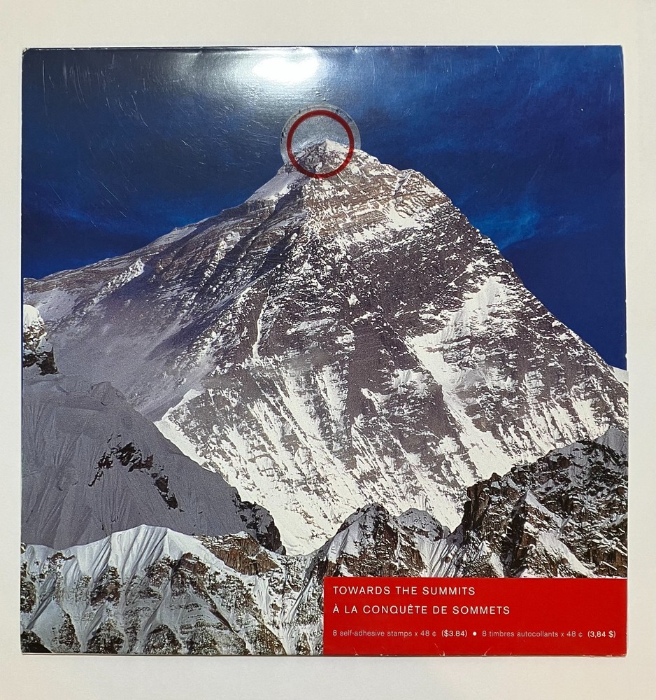 2002 Canada Post .48 Cent Stamp Set - "Towards The Summits"