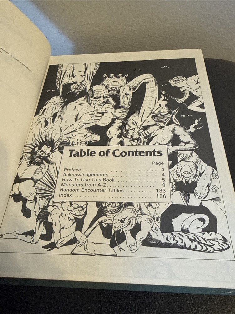 ADVANCED DUNGEONS & DRAGONS MONSTER MANUAL 2 TSR 1983