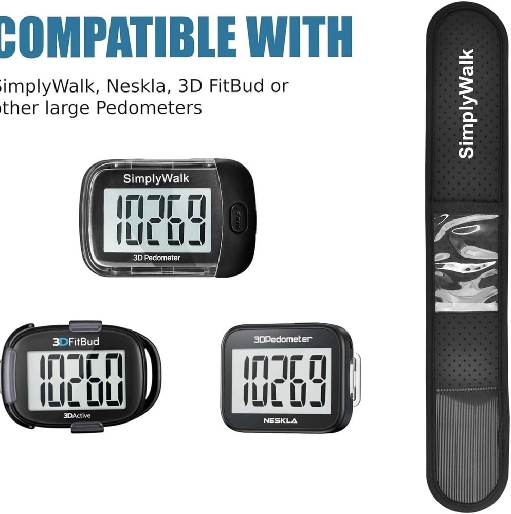 Comfortable Adjustable Ankle Band for Step Counters - Medium Size for Active Use