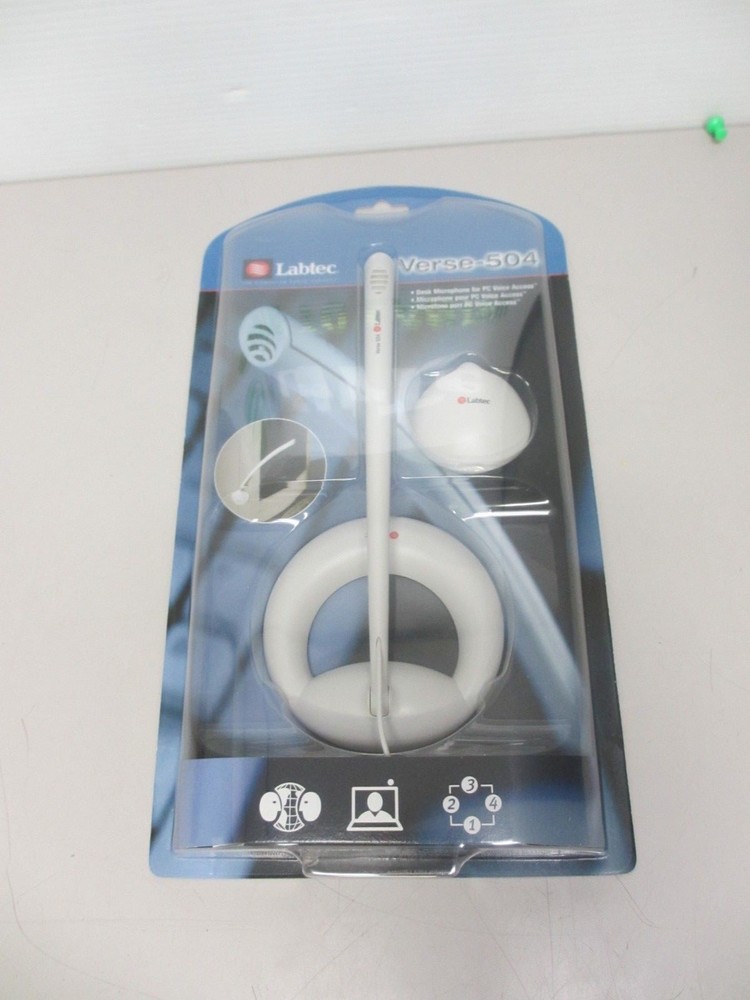 5x Labtec Verse 504 PC Desktop Noise canceling Microphone for Computer