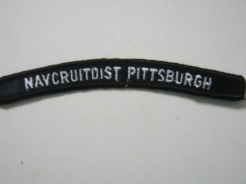 NAVCRUITDIST PITTSBURGH -  NAVY UIM SHOULDER TAB