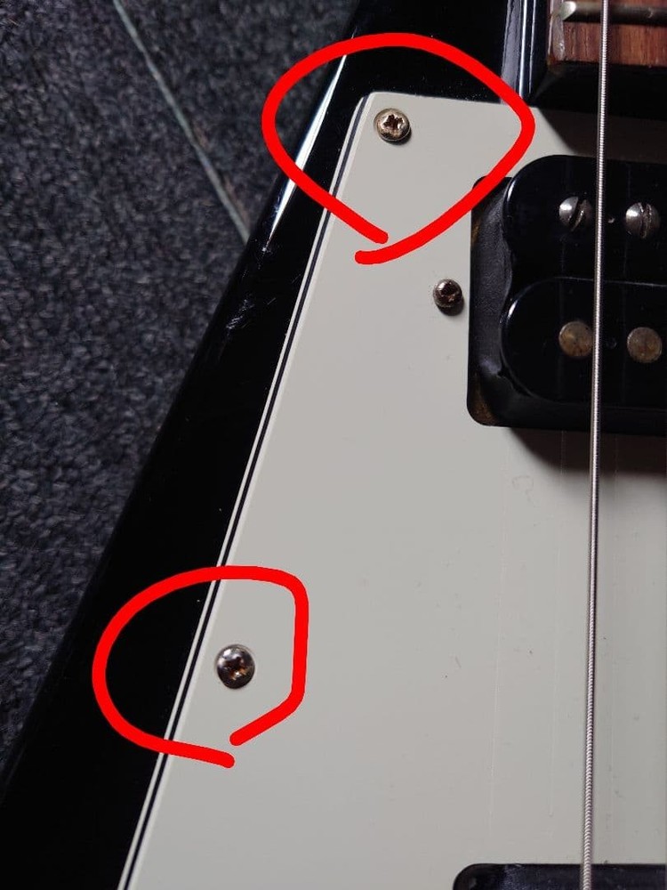 Burny Flying V Guitar