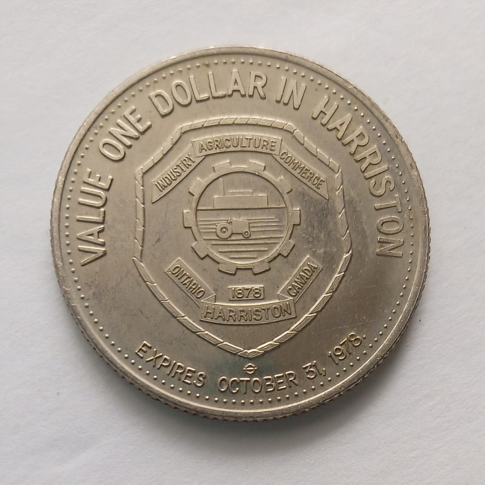 Canada Harriston Ontario 1978 Centennial Dollar
