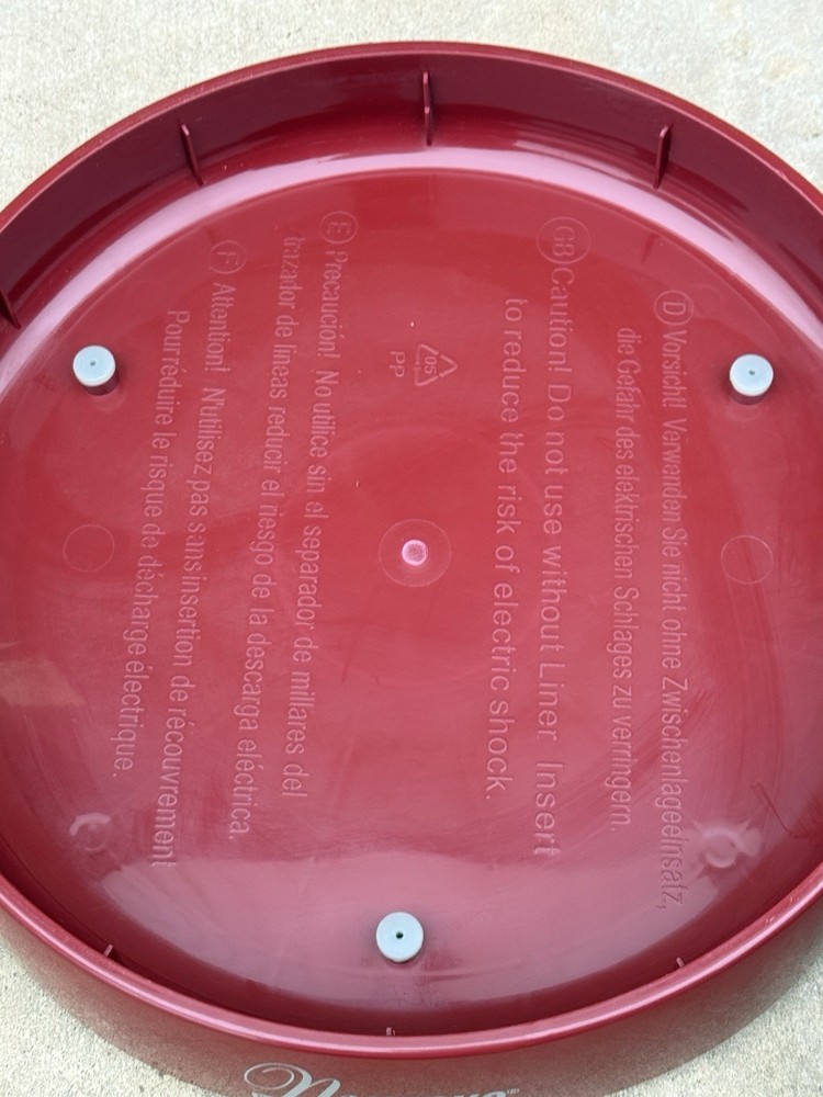 Red Nuwave Pro 20337 Infrared Oven With Extender Ring